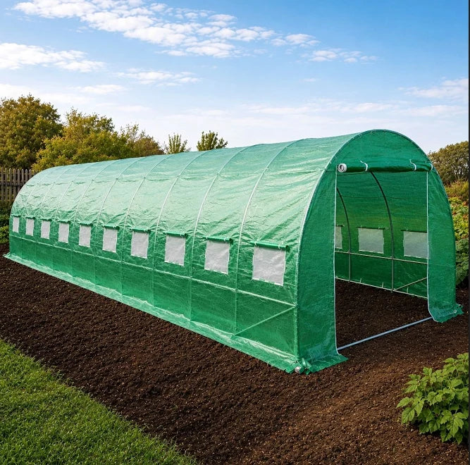 Plastenik – PE 140 g/m² (UV4) + pocinkovana konstrukcija (više dimenzija)
