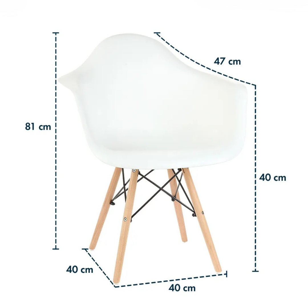Skandi bela stolica