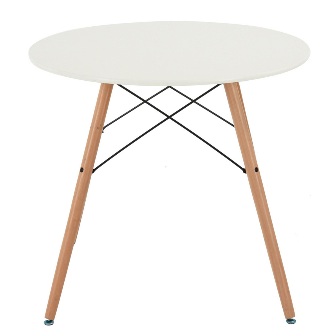 Eames okrugli sto – 60/80 cm (beli ili crni)