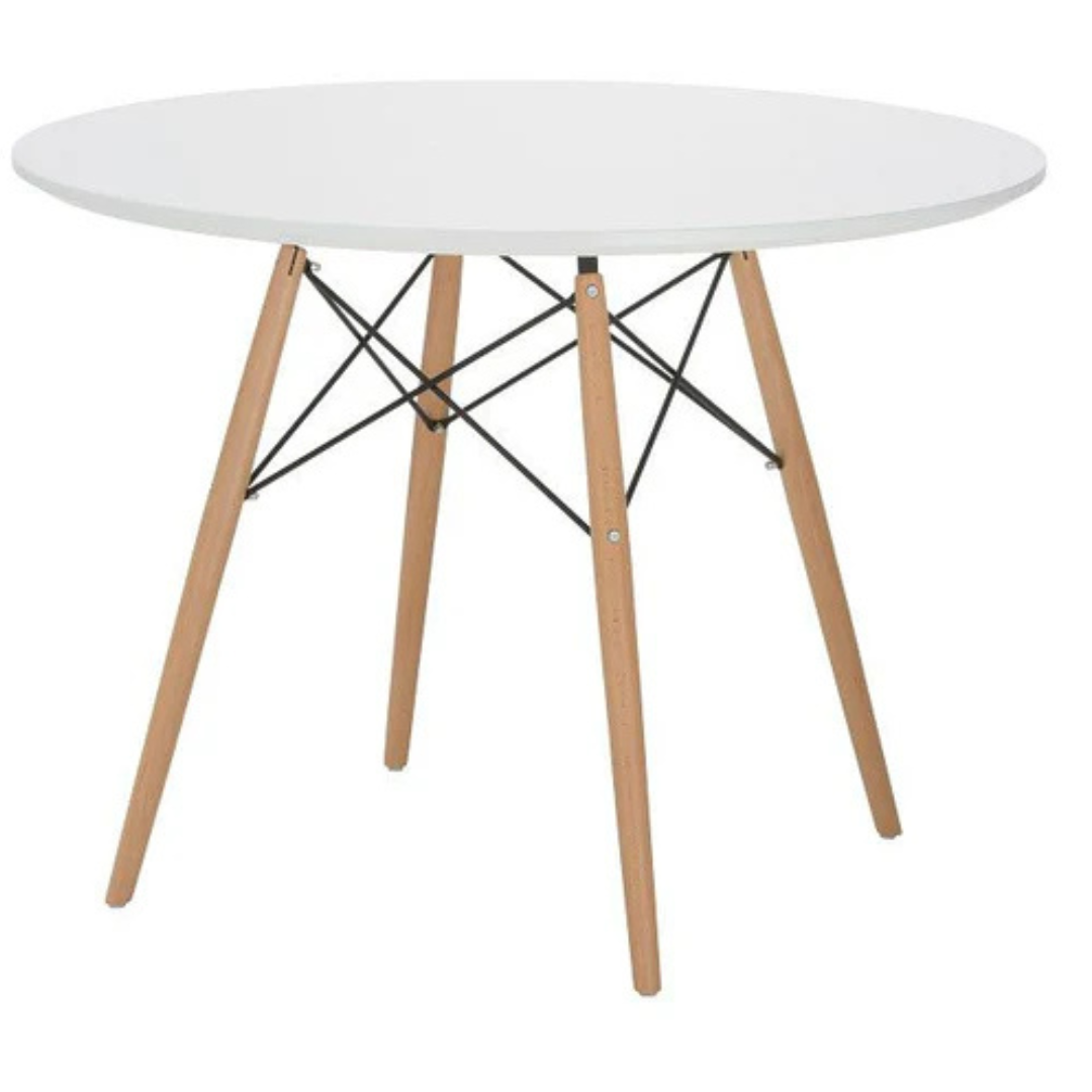 Eames okrugli sto – 60/80 cm (beli ili crni)