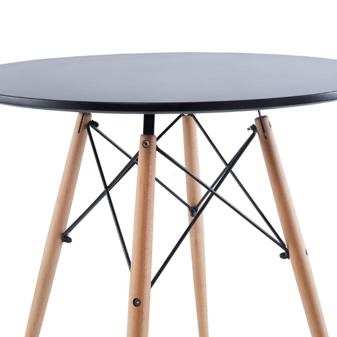 Eames okrugli sto – 60/80 cm (beli ili crni)
