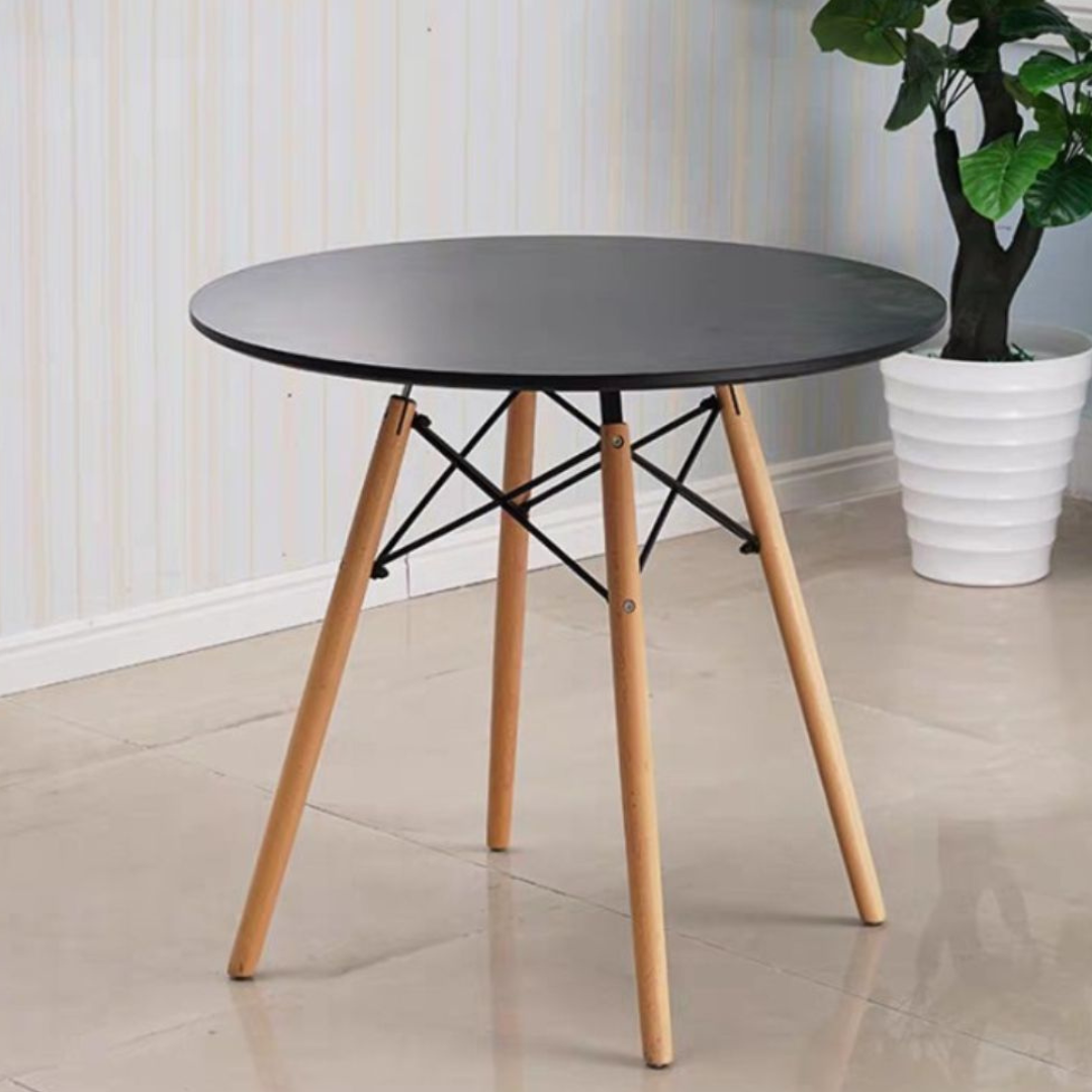 Eames okrugli sto – 60/80 cm (beli ili crni)