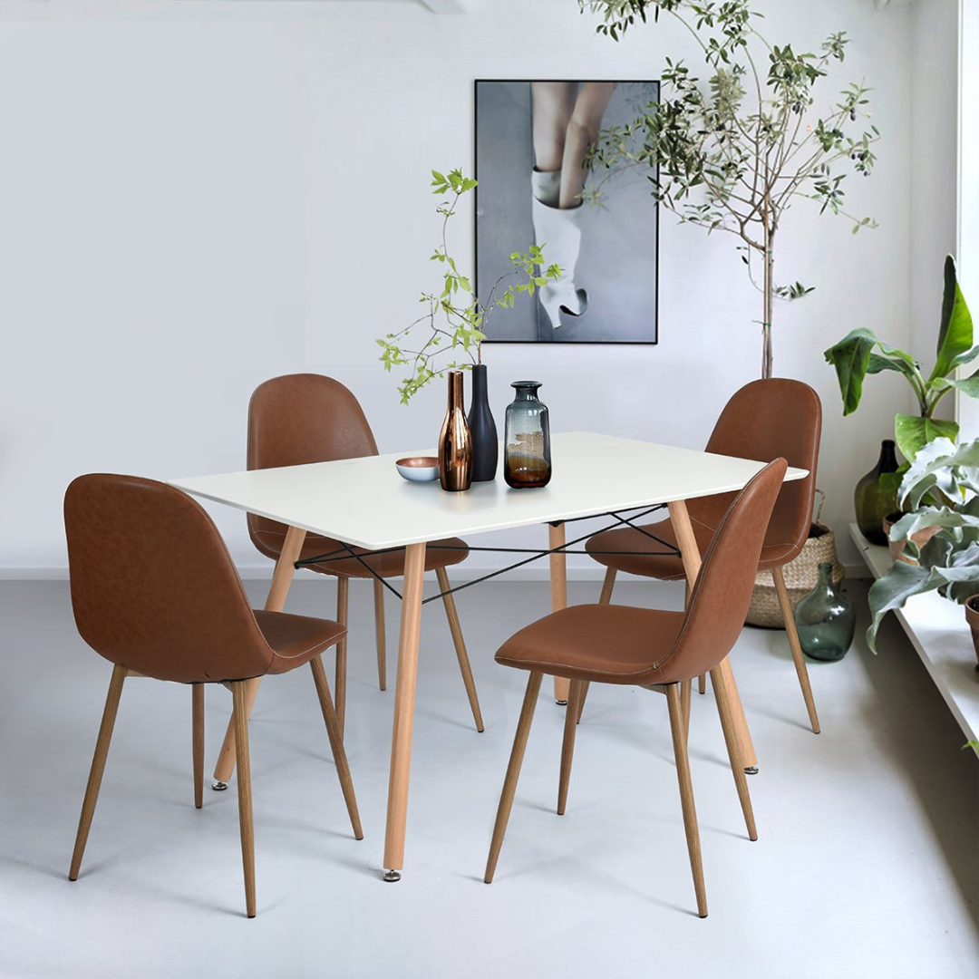 Skandi trpezarijski sto – crni ili beli