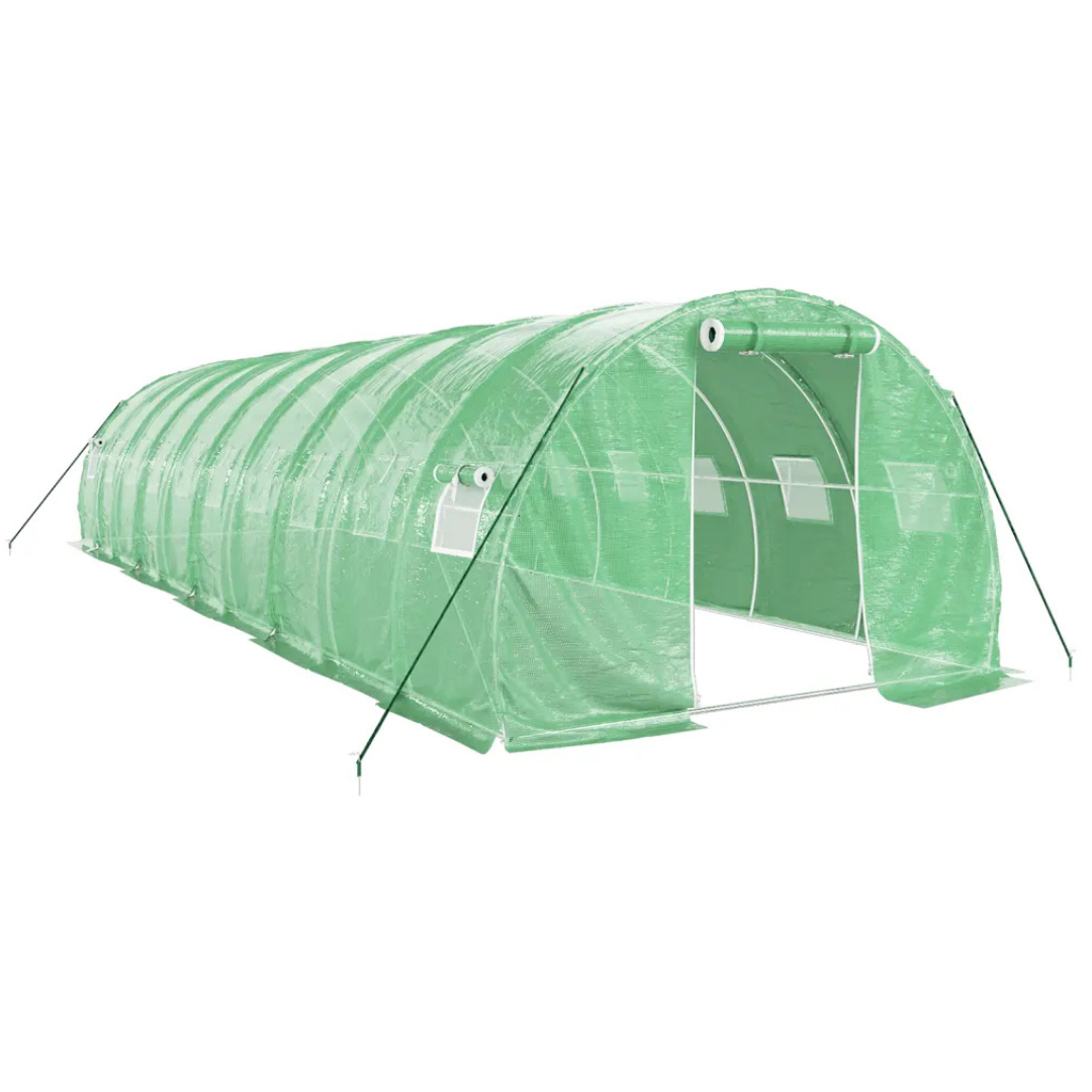 Plastenik – PE 140 g/m² (UV4) + pocinkovana konstrukcija (više dimenzija)