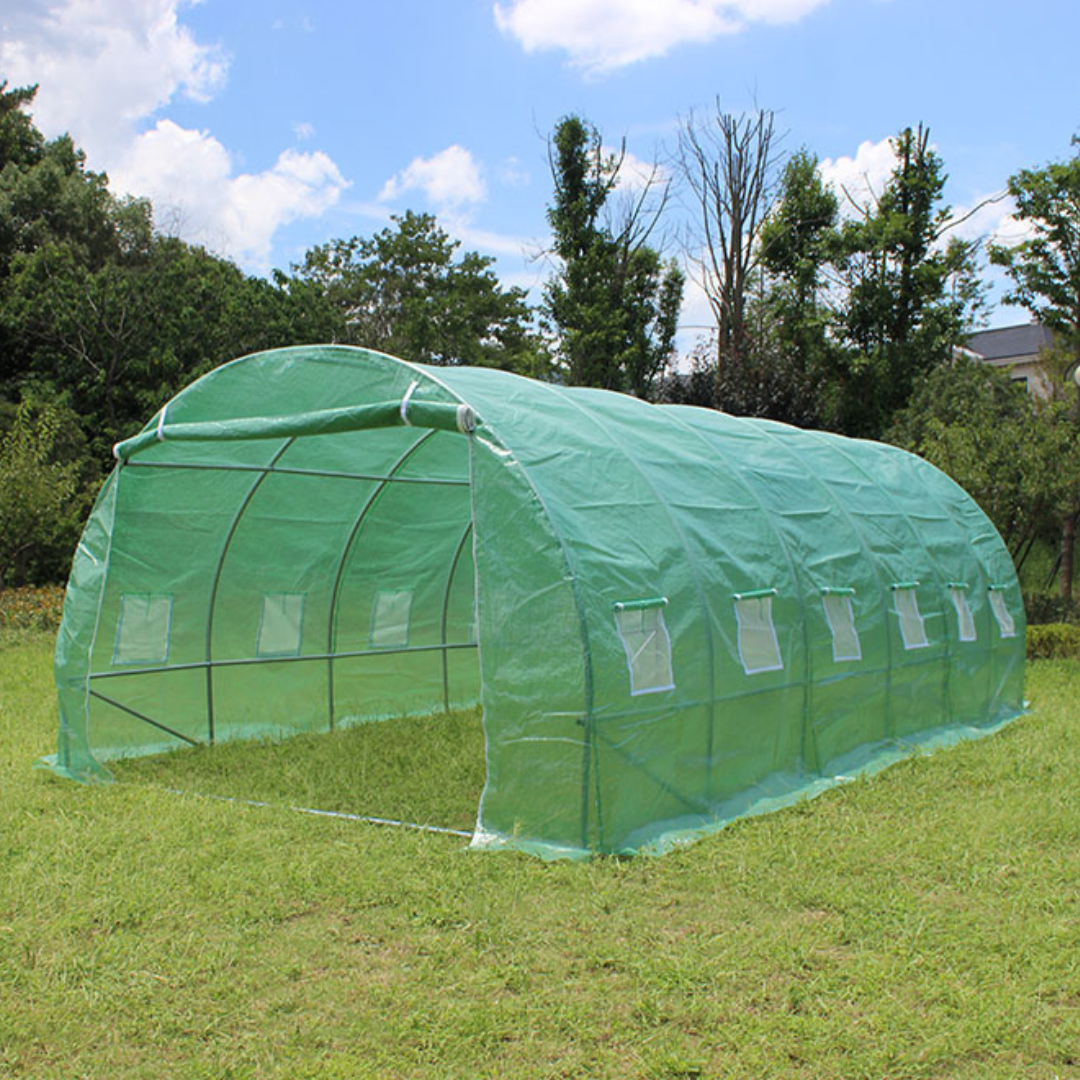 Plastenik – PE 140 g/m² (UV4) + pocinkovana konstrukcija (više dimenzija)