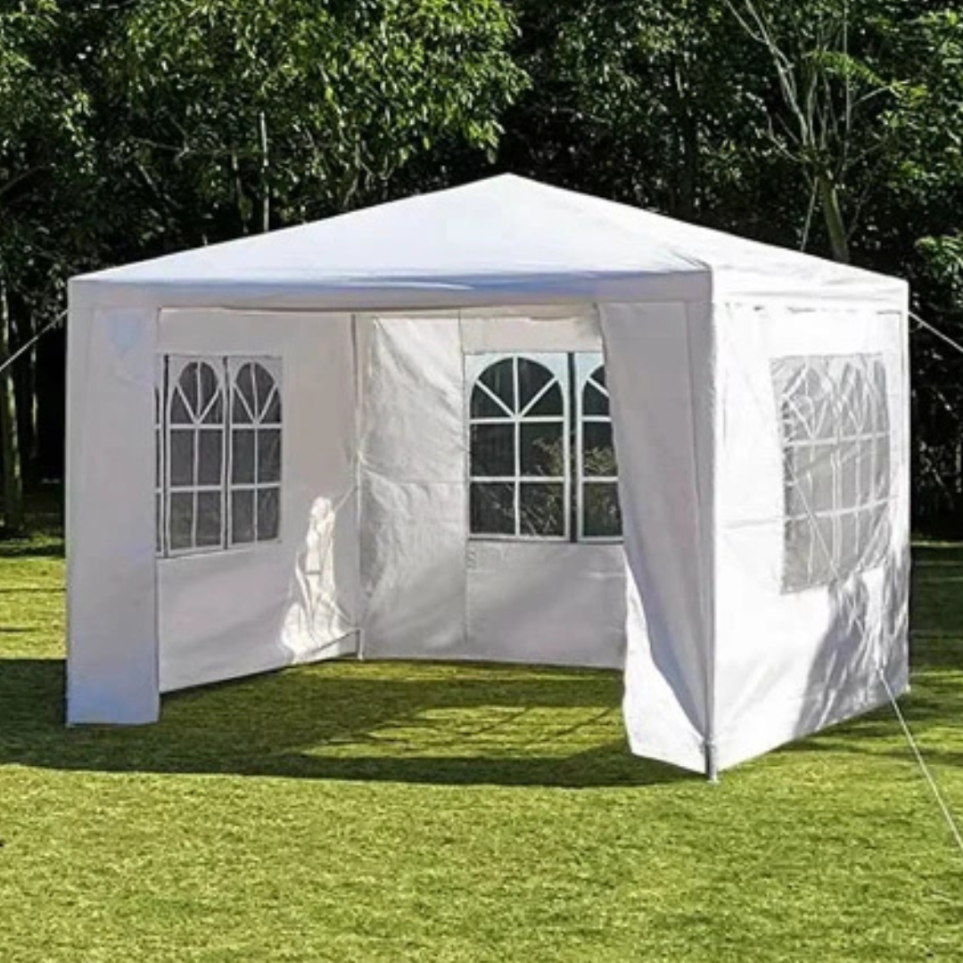 Šatori sa bočnim stranicama 3x3 / 6x3 / 9x3 m – beli i zeleni