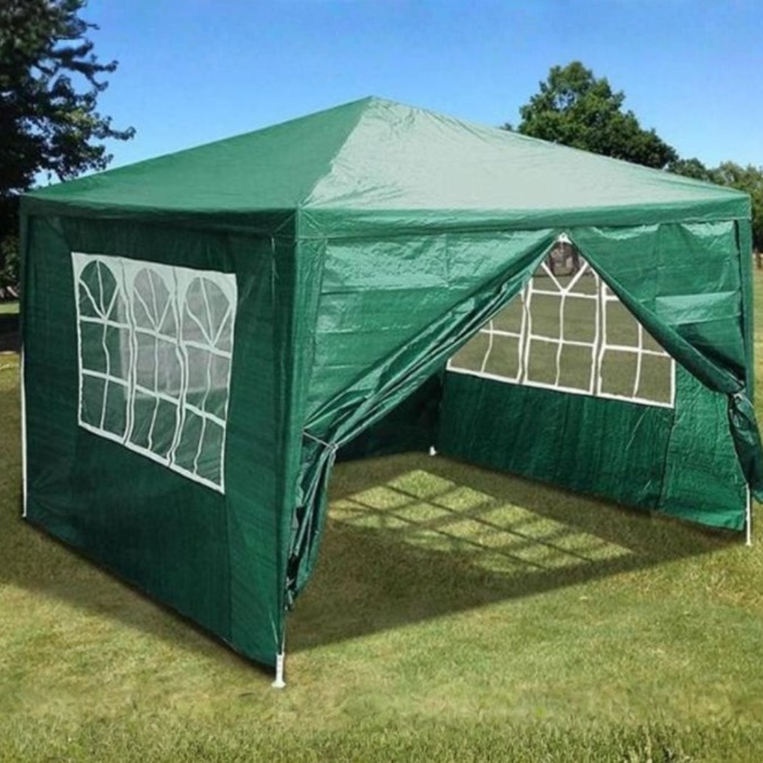 Šatori sa bočnim stranicama 3x3 / 6x3 / 9x3 m – beli i zeleni