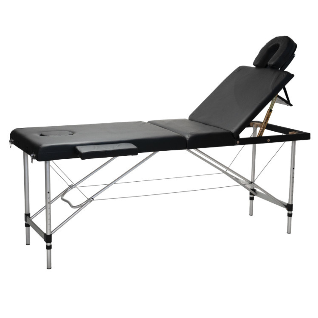 Sklopivi masažni sto Relax Pro – trodelni, aluminijumske noge