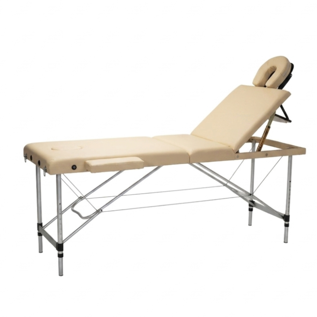 Sklopivi masažni sto Relax Pro – trodelni, aluminijumske noge