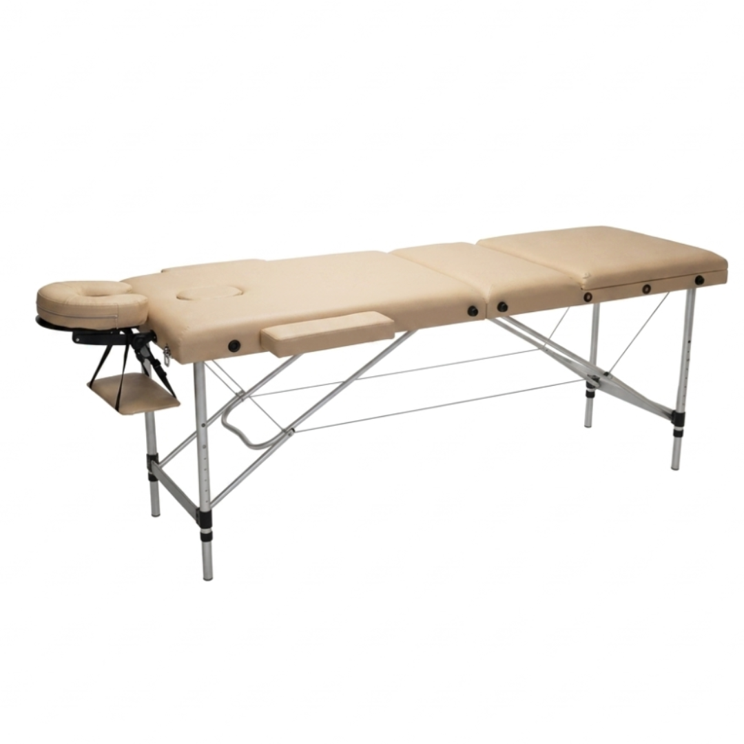Sklopivi masažni sto Relax Pro – trodelni, aluminijumske noge