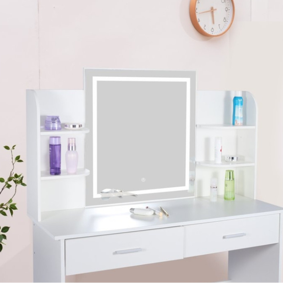 Navira Premium sto za šminkanje sa LED rasvetom i tabureom